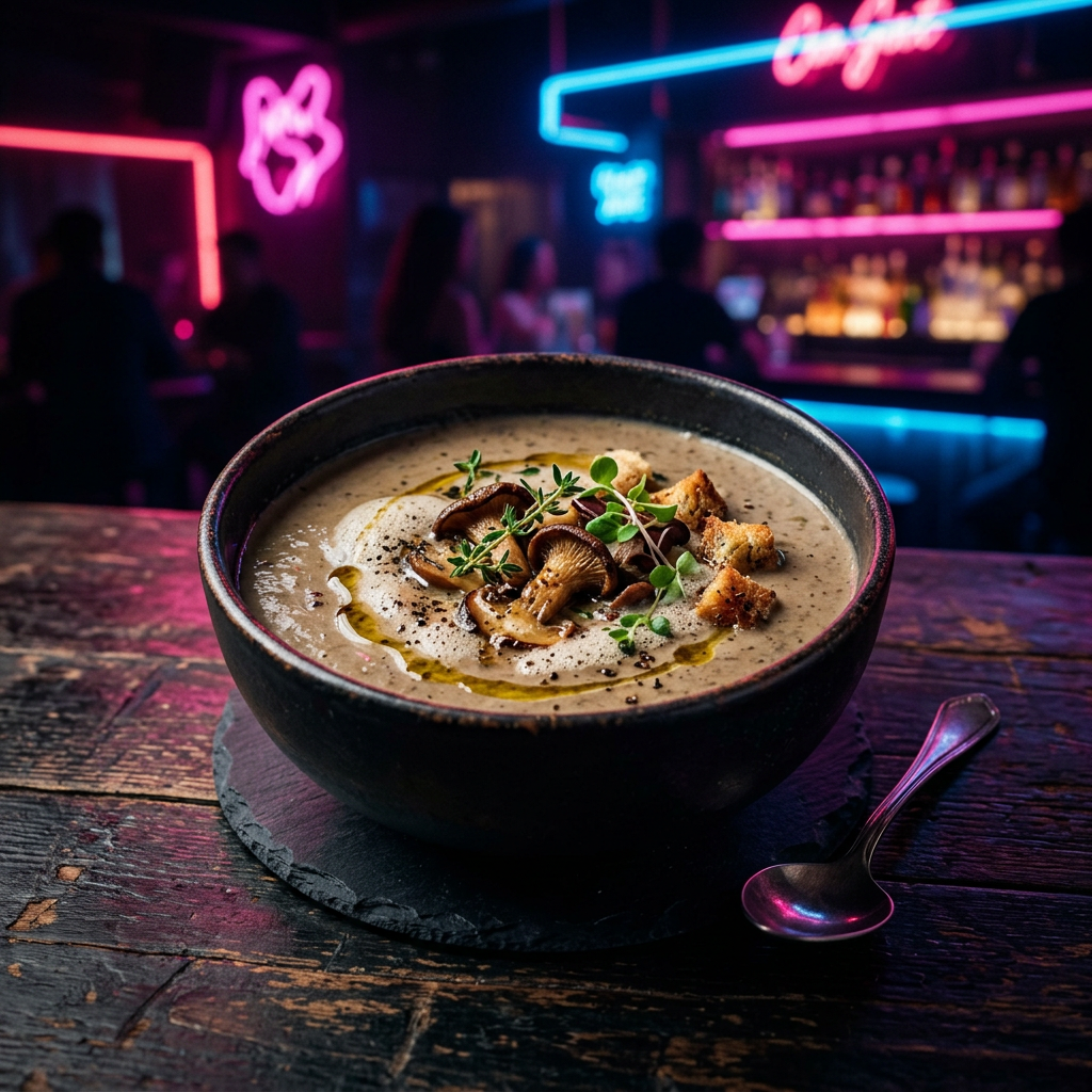 Mushroom Soup — Soups & Salads at The Affair Restro Bar