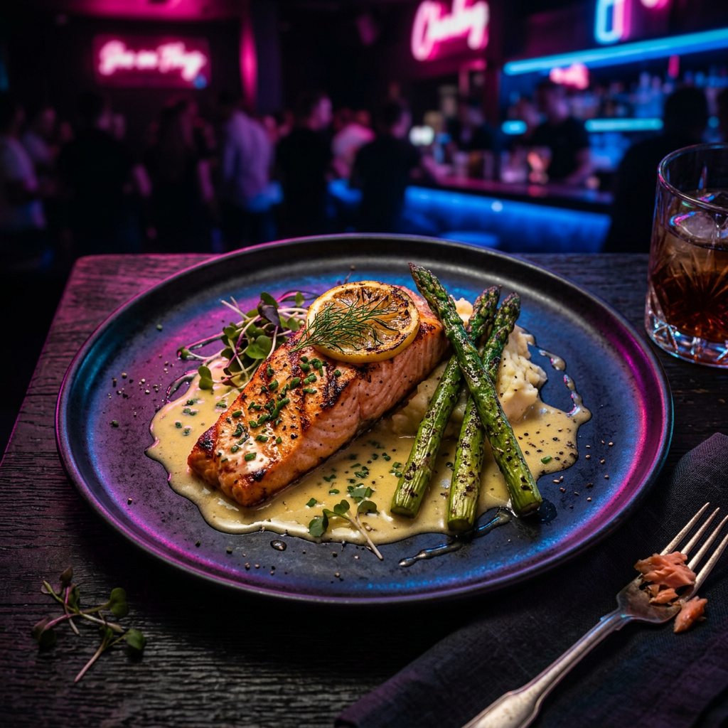 Grilled Salmon — Grills at The Affair Restro Bar