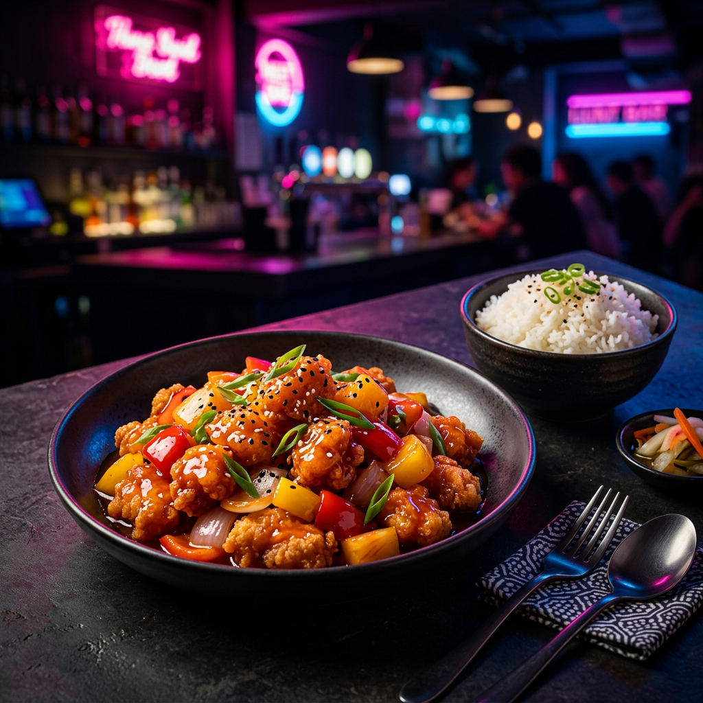 Sweet & Sour Chicken — Asian Corner at The Affair Restro Bar