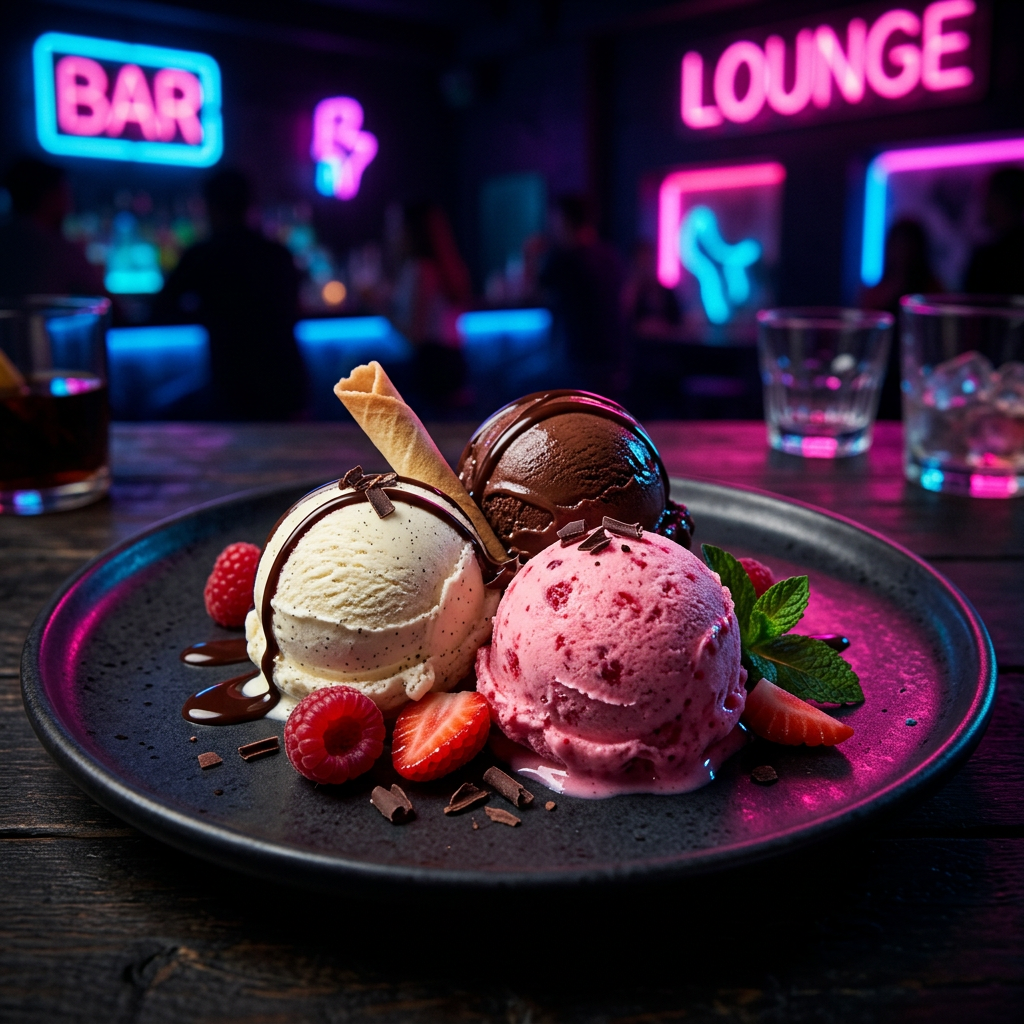 Ice Cream Scoop — Desserts at The Affair Restro Bar