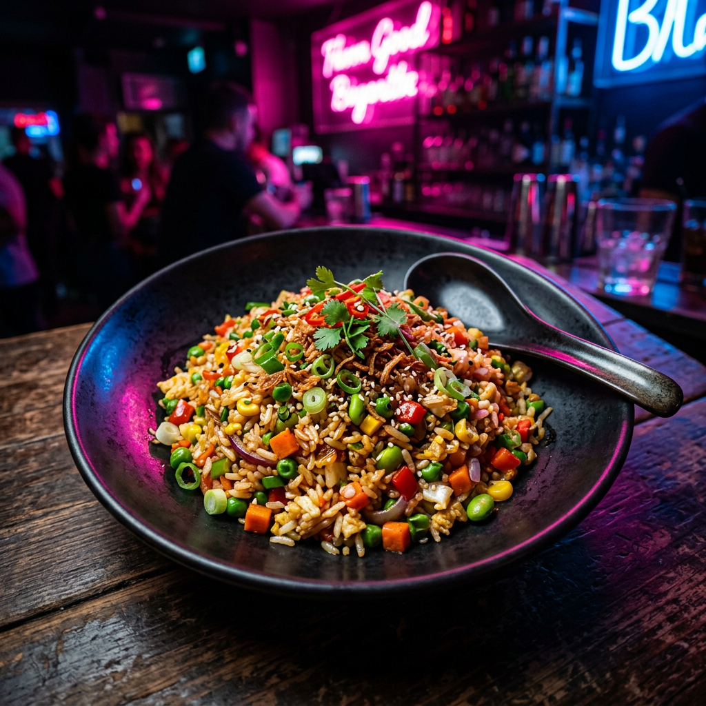 Veg Fried Rice — Asian Corner at The Affair Restro Bar