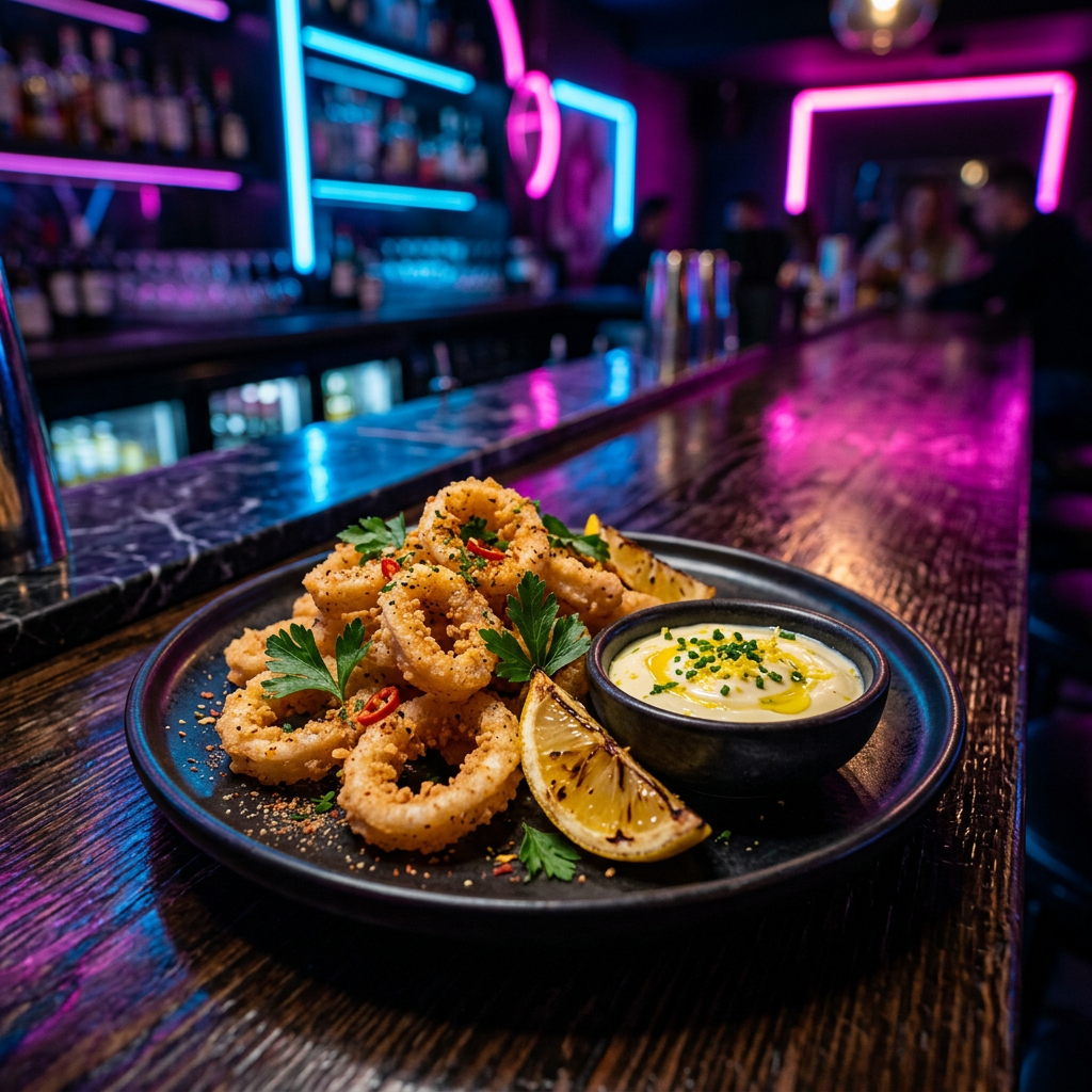 Crispy Calamari — Starters at The Affair Restro Bar