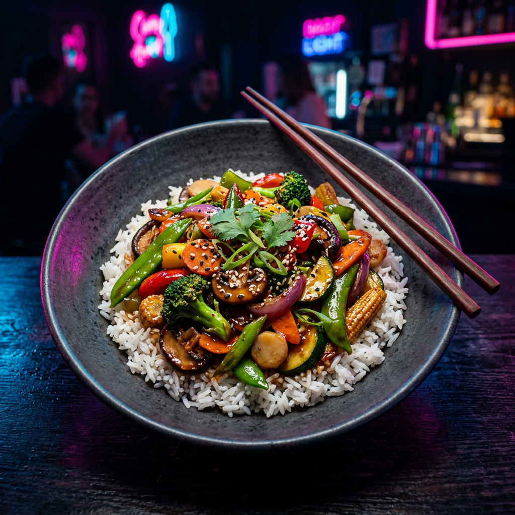 Vegetable Stir Fry — Mains at The Affair Restro Bar