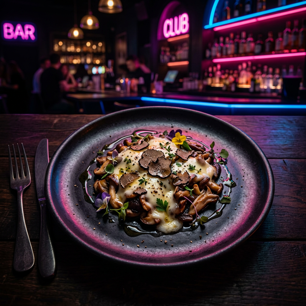 Truffle Mushroom — Pizza at The Affair Restro Bar
