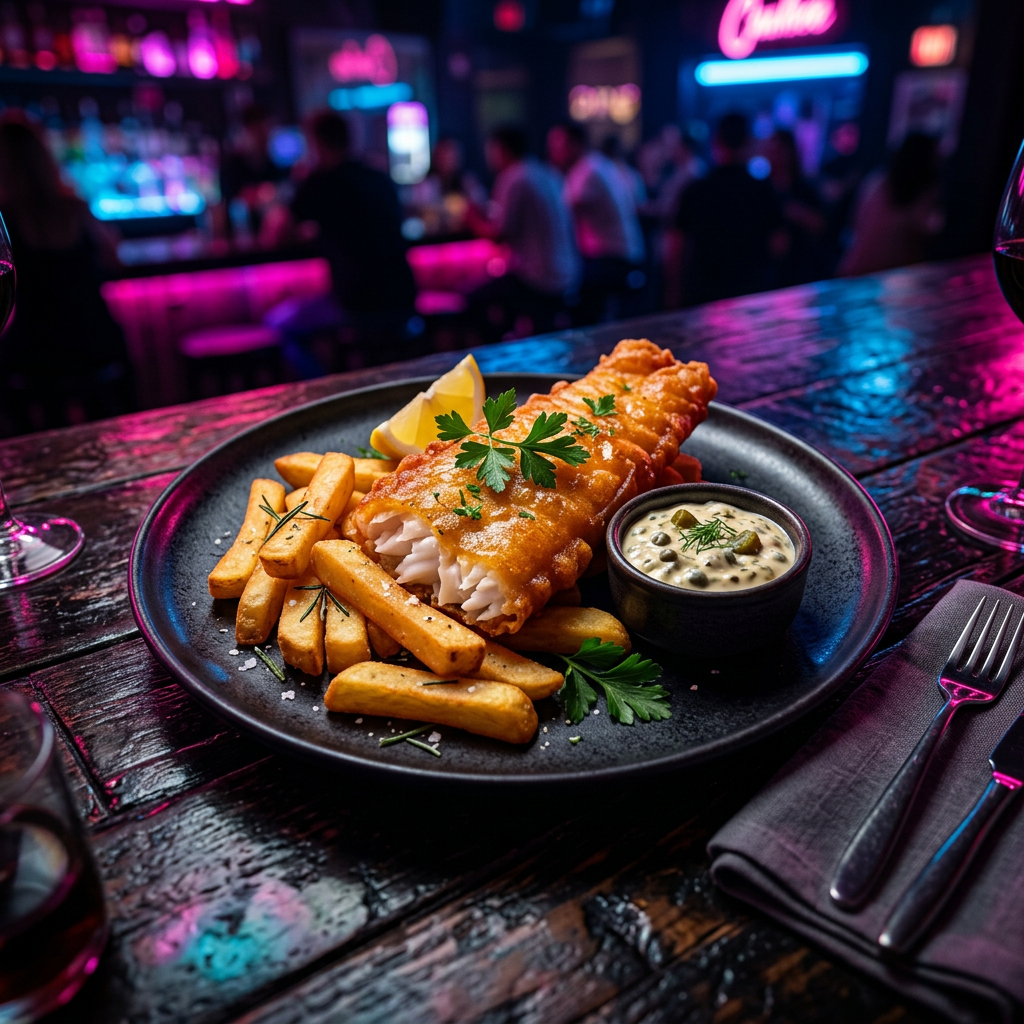 Fish & Chips — Mains at The Affair Restro Bar
