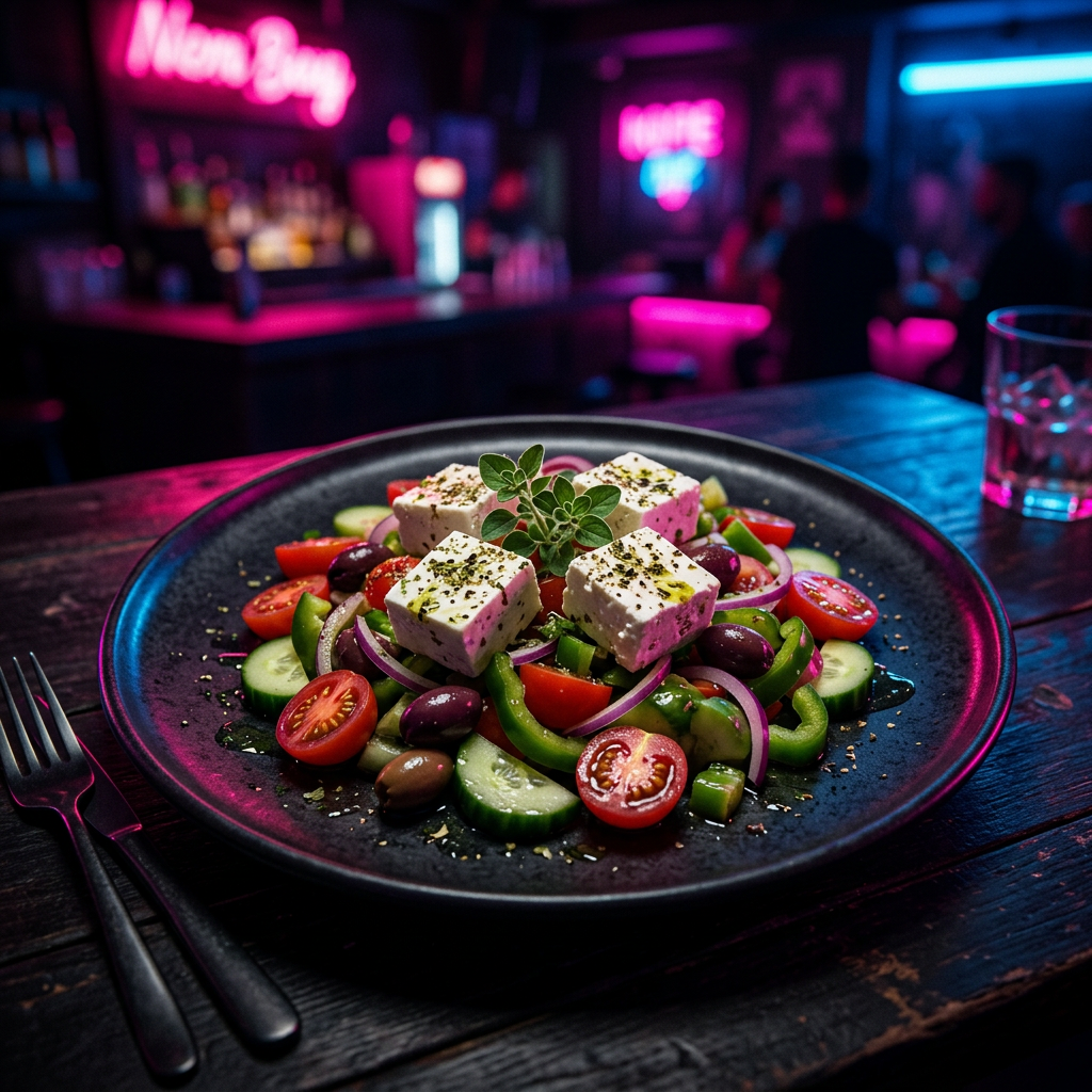 Greek Salad — Soups & Salads at The Affair Restro Bar
