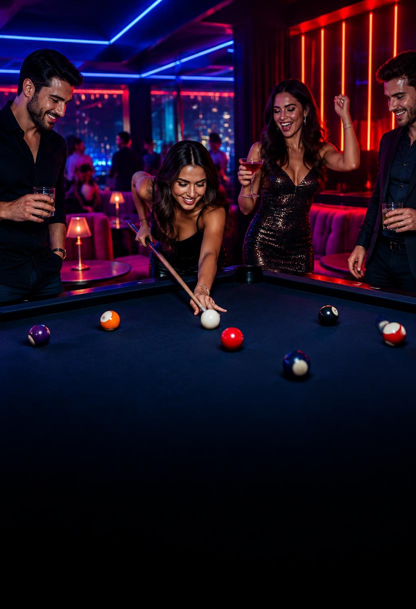 Studs Affair promo flyer — Live DJ · Free pool table 5 PM – 8 PM